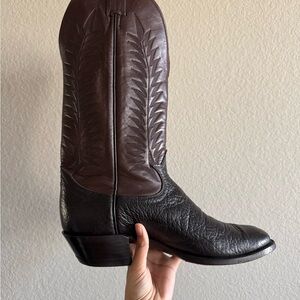 Tony Lama bison  Cowboy Boots